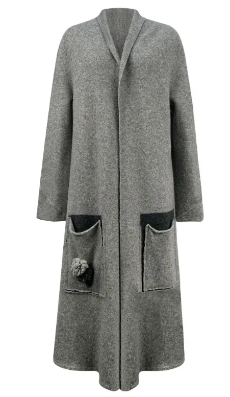 A Sweater With A Skeletal Structure