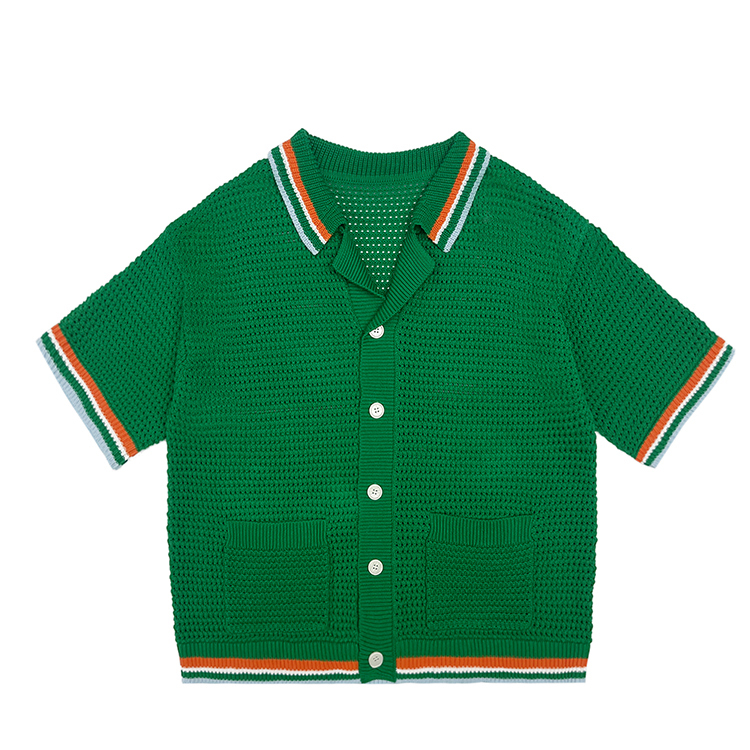 Men-Crochet-Knit-Polo-Closeup