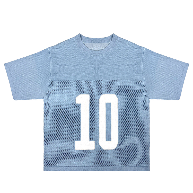 Custom V-Neck Crochet Knit Top