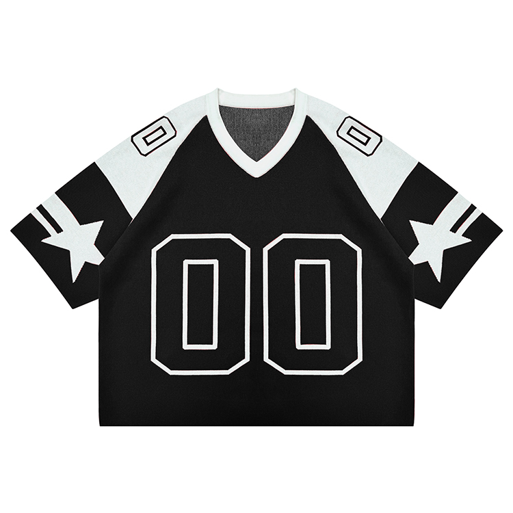 black-football-style-sweater