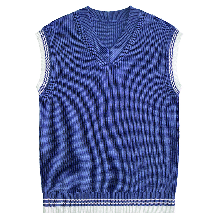 vneck-sweater-blue