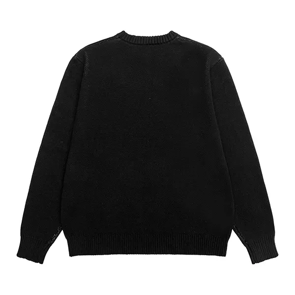 Vintage Route 66 Intarsia Heavyweight Americana Sweater Back