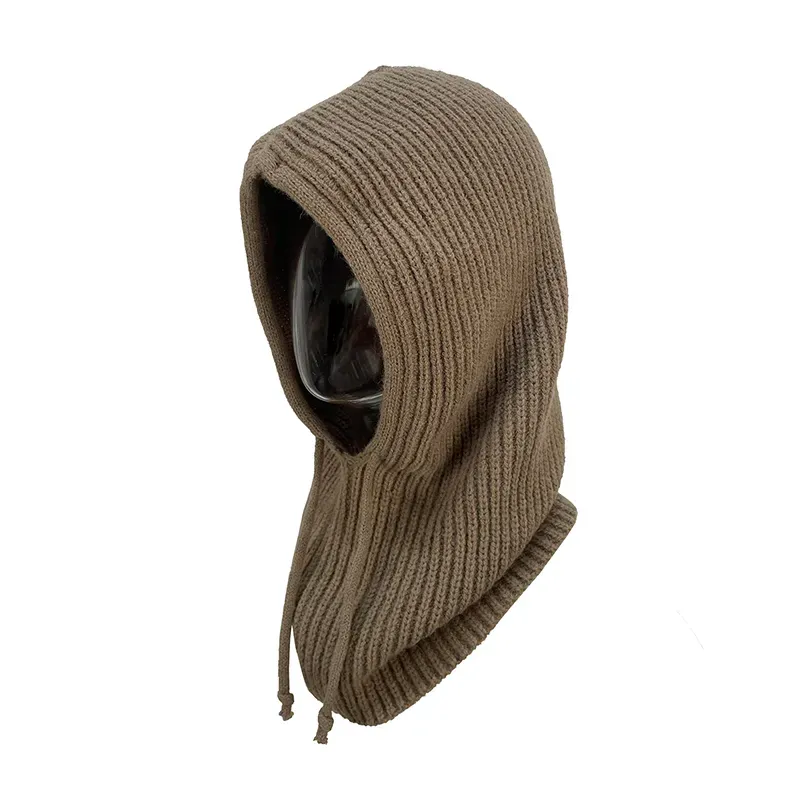 custom-balaclava-knit-hat-wholesale-streetwear-sweater-brown