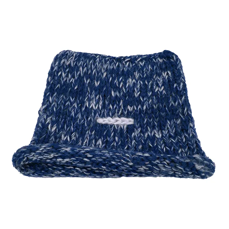 custom-cat-ear-beanie-wholesale-chunky-marled-hat-blue