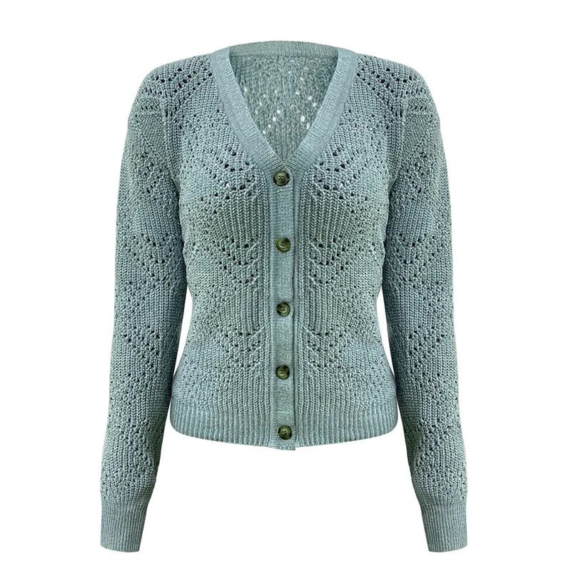 custom-pointelle-v-neck-knit-cardigan-cyan