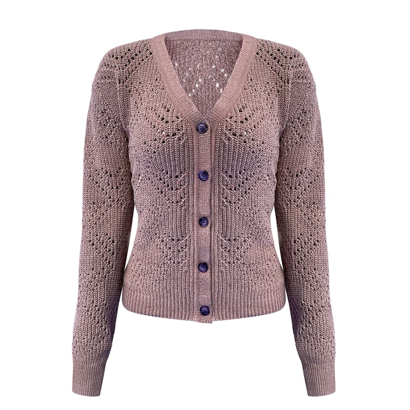 custom-pointelle-v-neck-knit-cardigan-pink