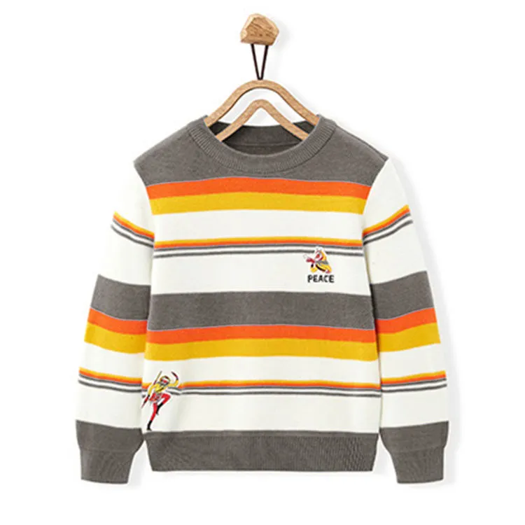 custom-kids-striped-graphic-knit-sweater-grey