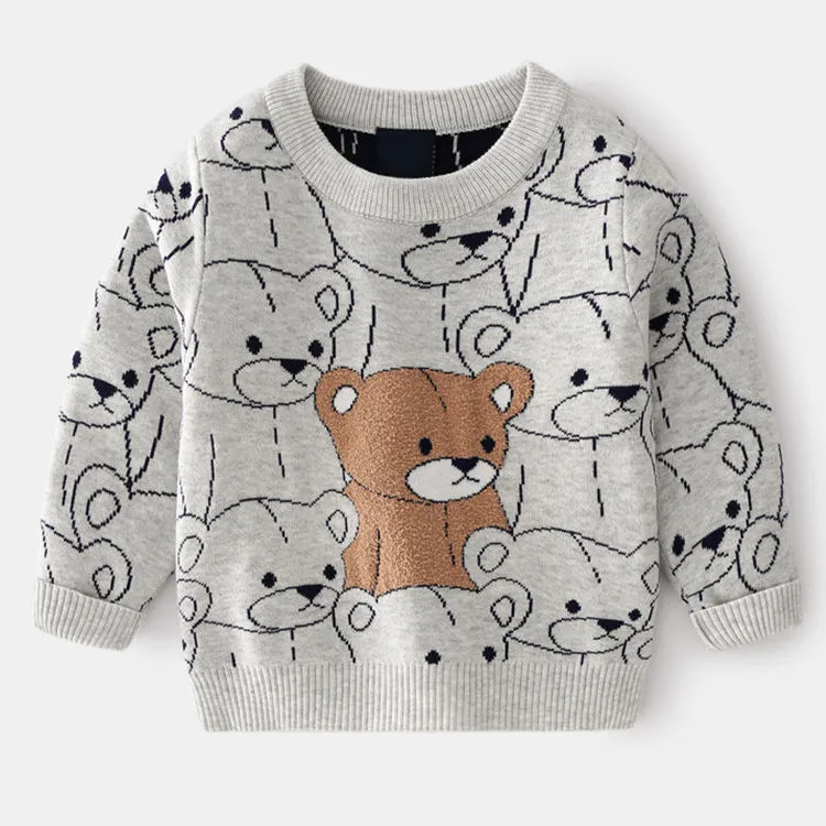 custom-kids-bear-pattern-jacquard-knit-sweater-grey