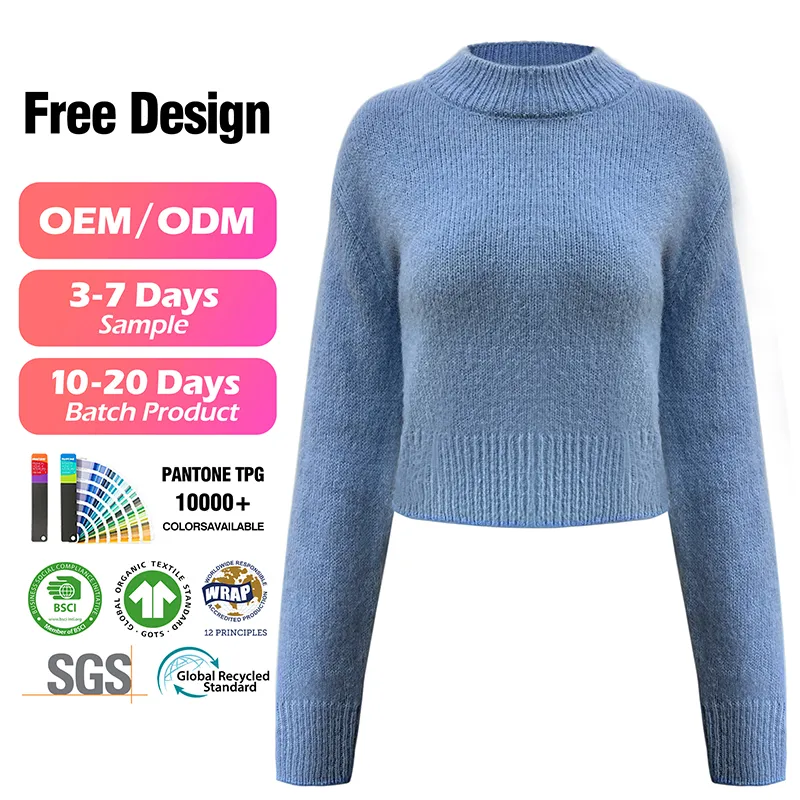 womens-cropped-mock-neck-knit-sweater-oem-manufacturer