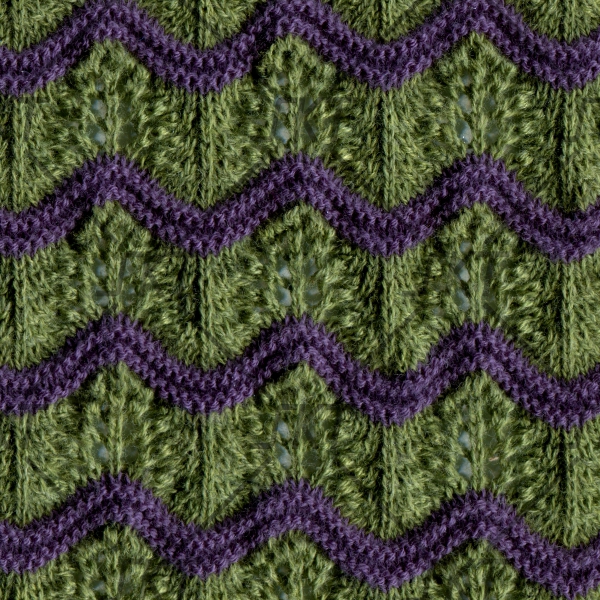 Amethyst Fluid Wave Texture Sweater