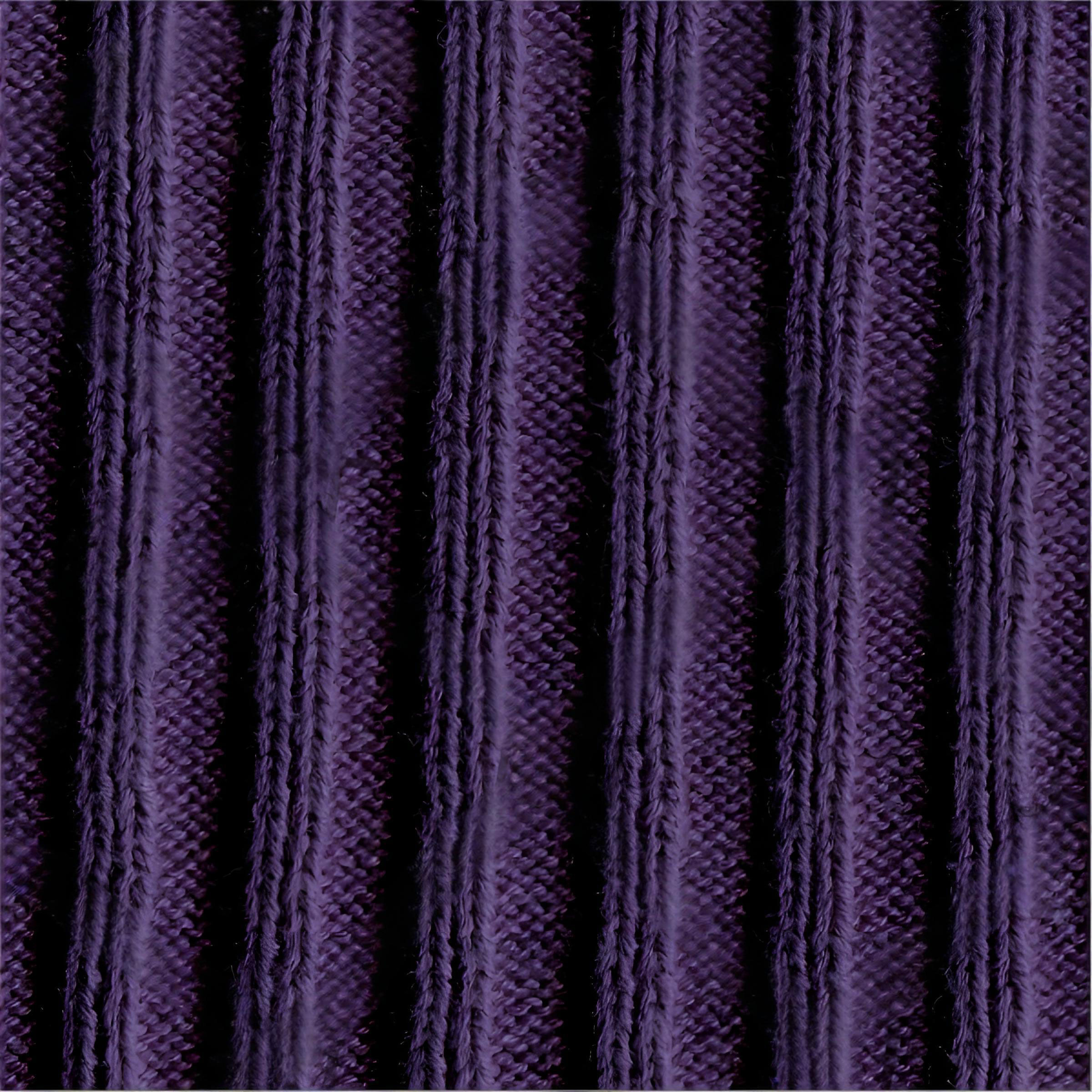 Midnight Violet Vertical Rib Sweater