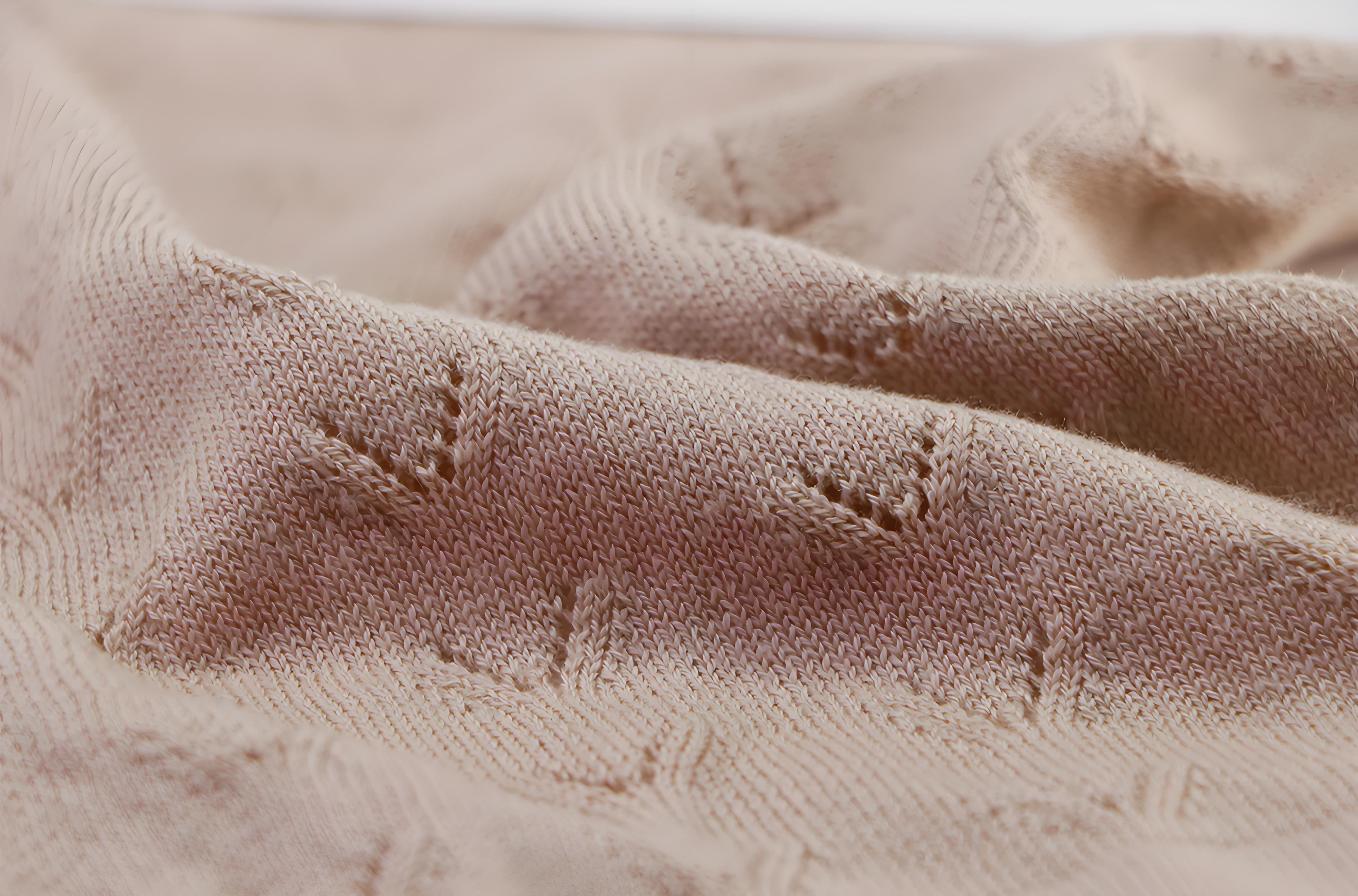 Linen silk cotton blend