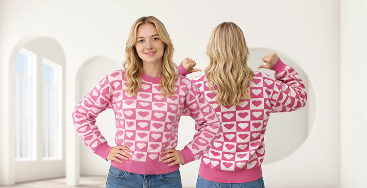 Custom womens sweater manufacturer and knitwear factory