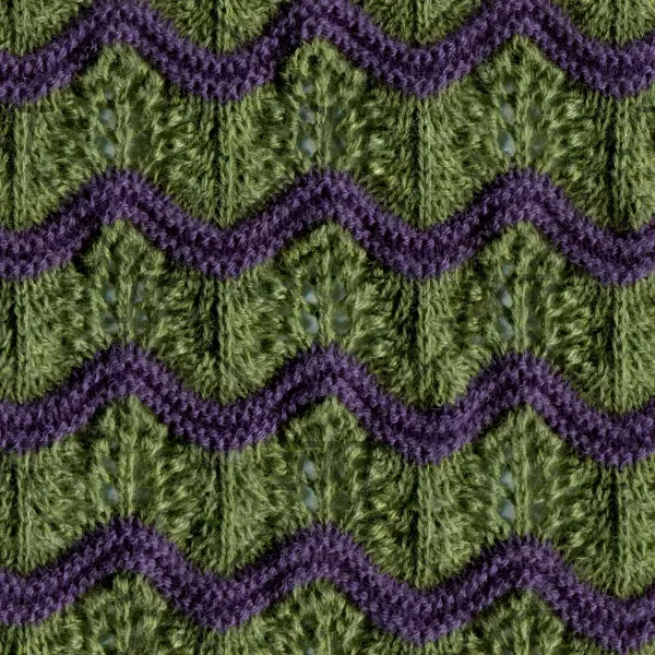 Amethyst Fluid Wave Texture Sweater