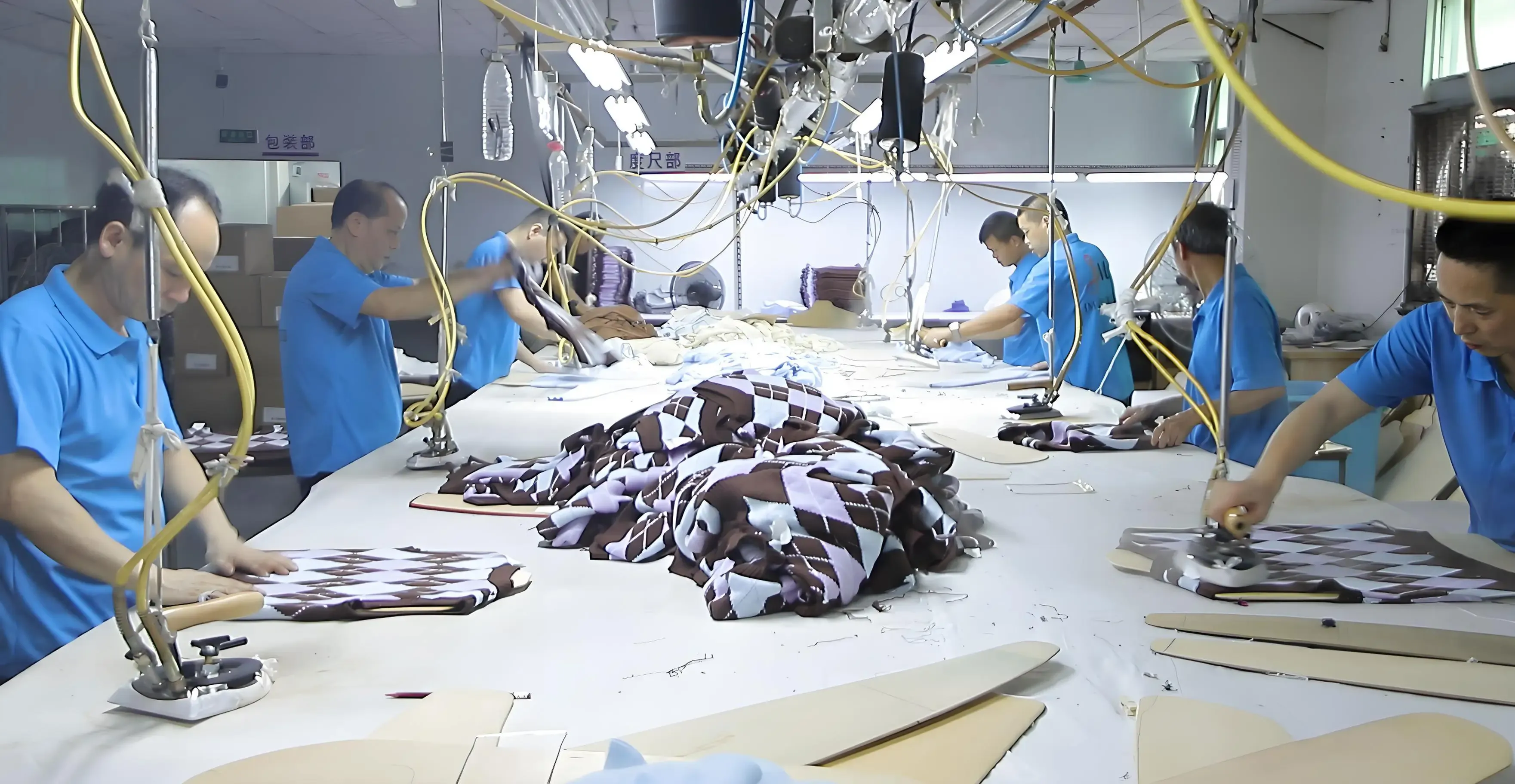 Sweater Factory: Dedicated Steaming & Pressing Workshop