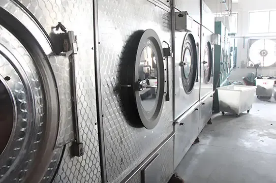 Sweater Tumble Drying at Our Facility