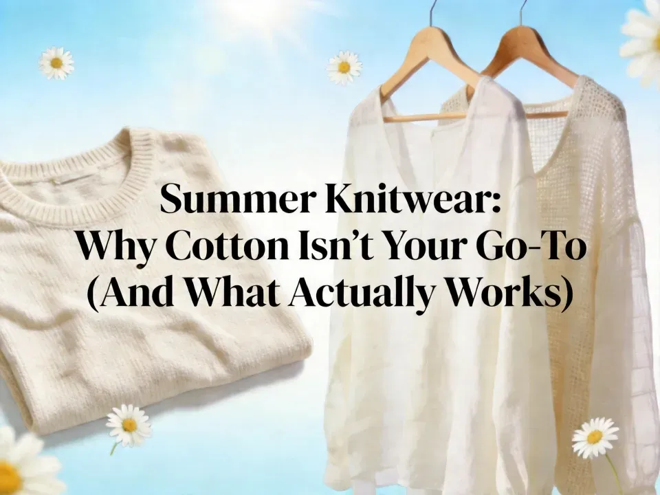 Summer Knitwear: Why Cotton Isn’t Your Go-To (And What Actually Works)