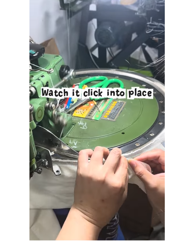 There is nothing more satisfying than seeing every loop align 