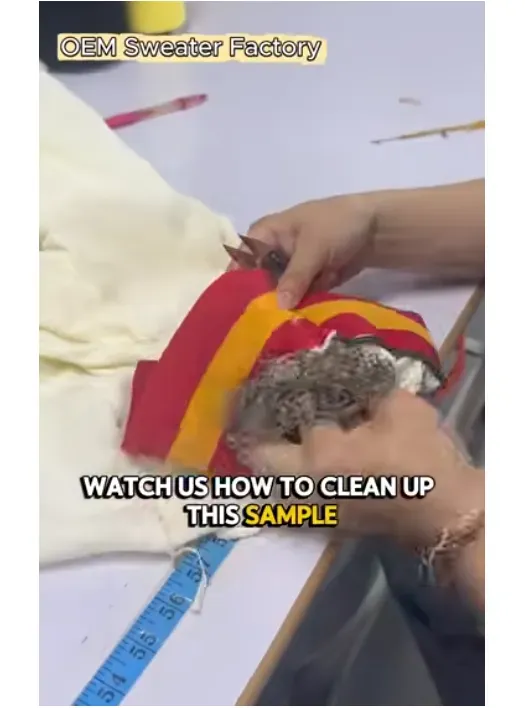 3-Step Quality Check: Perfecting Sweater Samples For Shipping