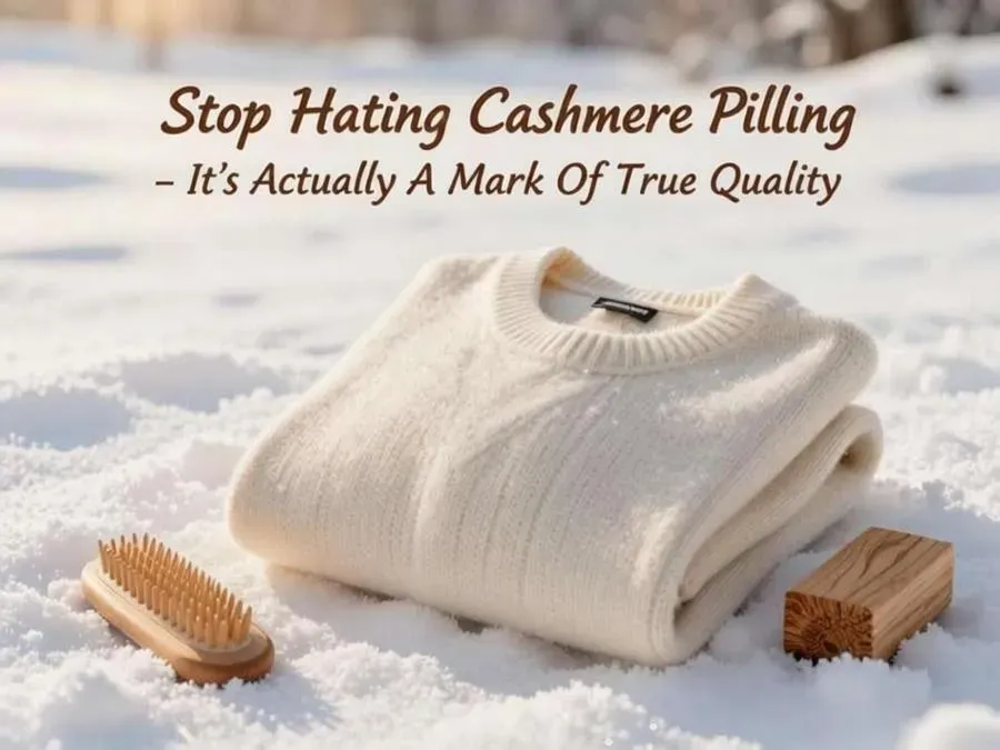 Why Cashmere Pills: A Mark of Quality & Care Guide