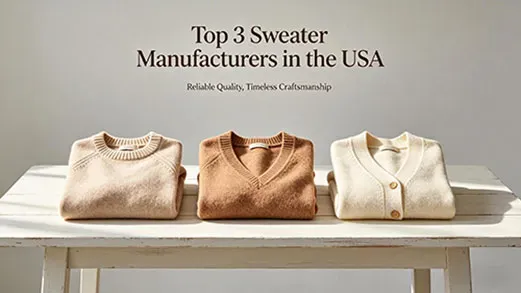 Top 3 Sweater Manufacturers in the USA & Premium OEM Guide