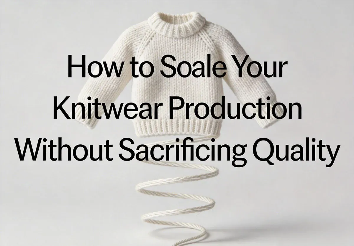 How to Scale Your Knitwear Production Without Sacrificing Quality