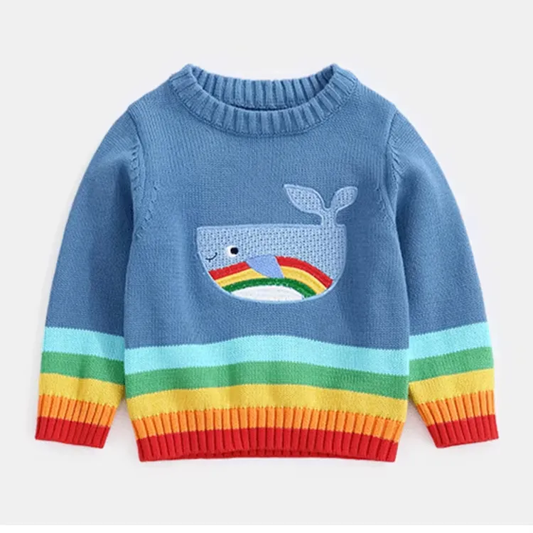 custom-kids-whale-and-rainbow-graphic-knit-sweater
