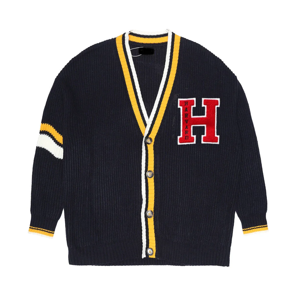 custom-varsity-letterman-v-neck-cardigan