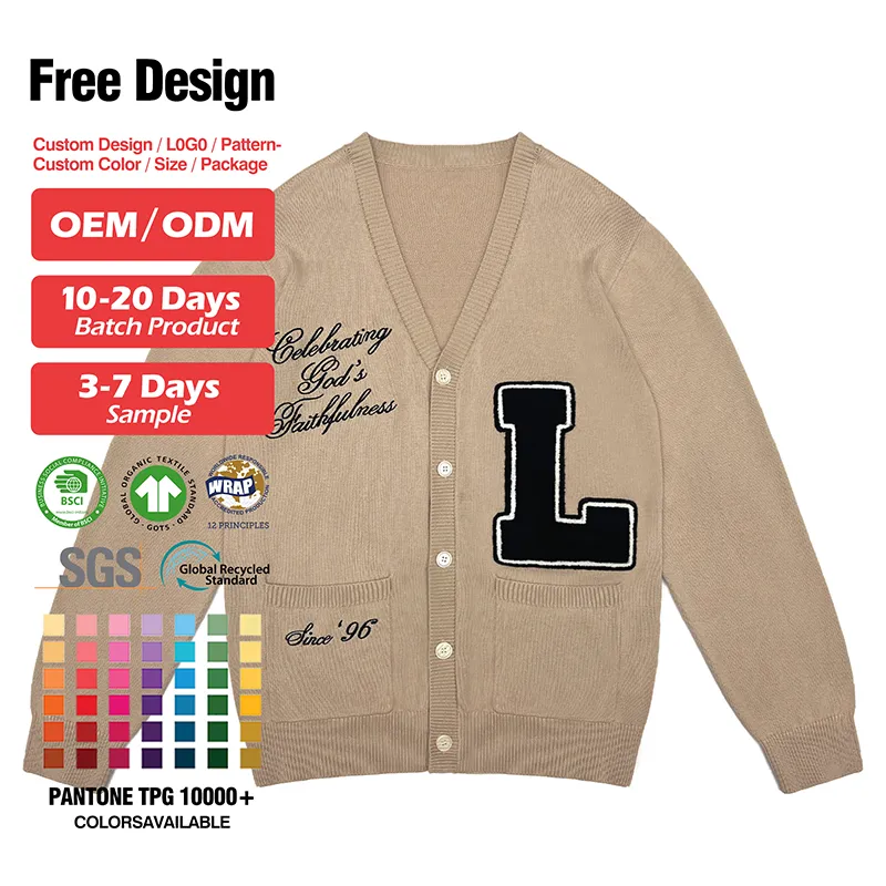 custom-varsity-letter-v-neck-embroidered-cardigan