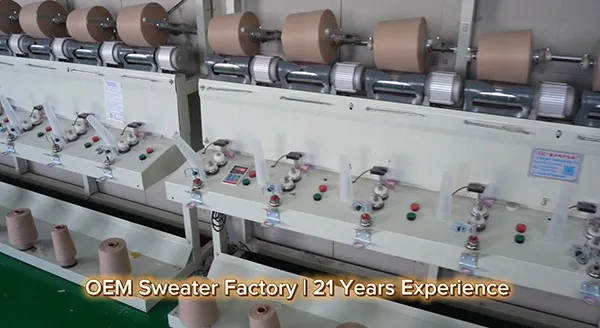 eco friendly sweater manufacturer full process factory