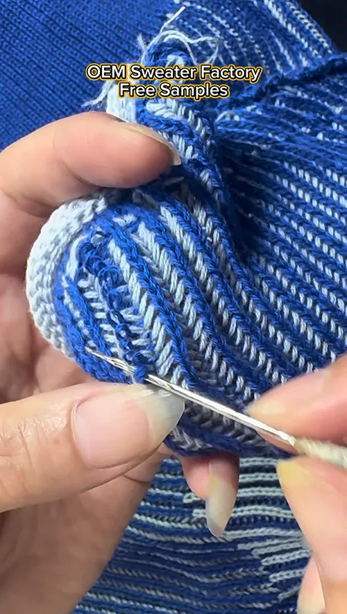 custom tailored sweaters precision hand linking oem