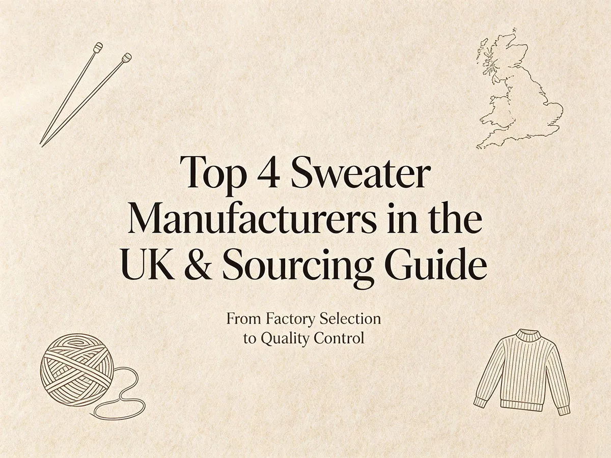 Top 4 Sweater Manufacturers in the UK & Sourcing Guide