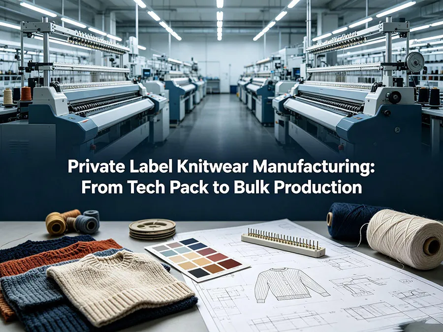 Private Label Knitwear Manufacturing From Tech Pack to Bulk Production