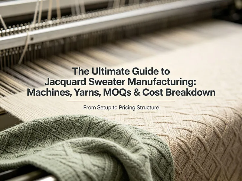 The ultimate guide to jacquard sweater manufacturing machines yarns MOQs and cost breakdown banner