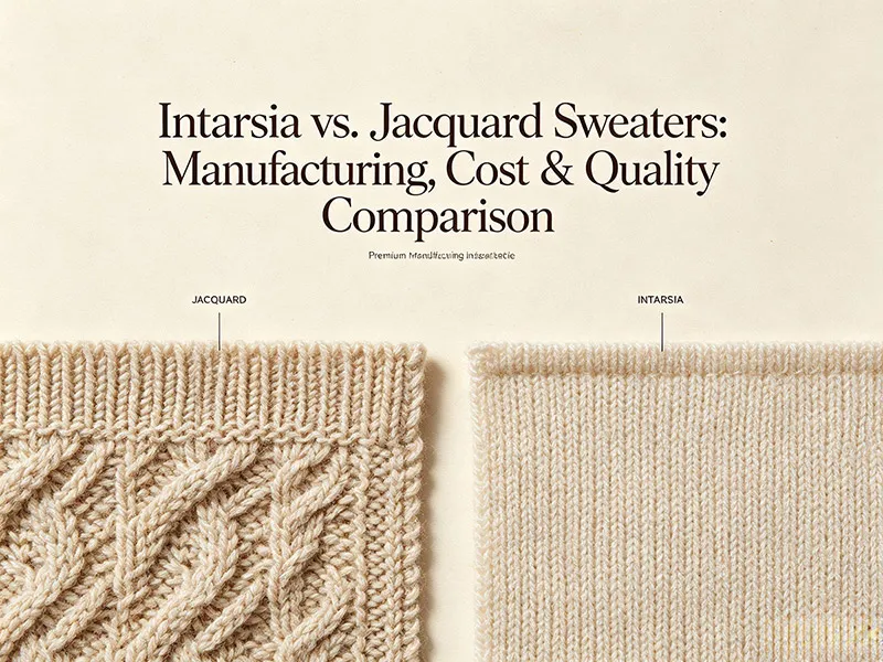 Intarsia vs. Jacquard Sweaters Manufacturing, Cost & Quality Comparison