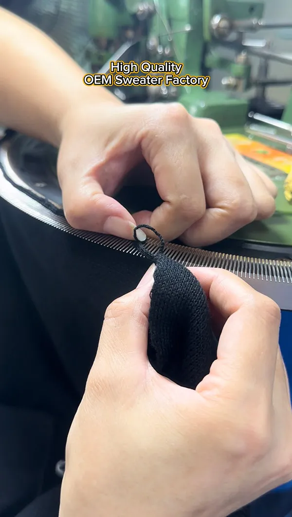 top cashmere sweater manufacturer fine gauge knit oem