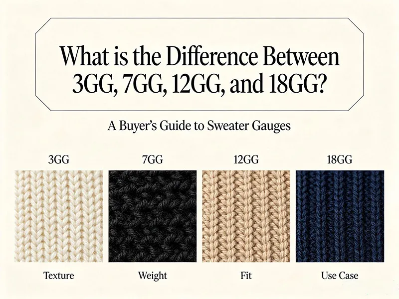 3gg 7gg 12gg 18gg sweater gauge difference comparison