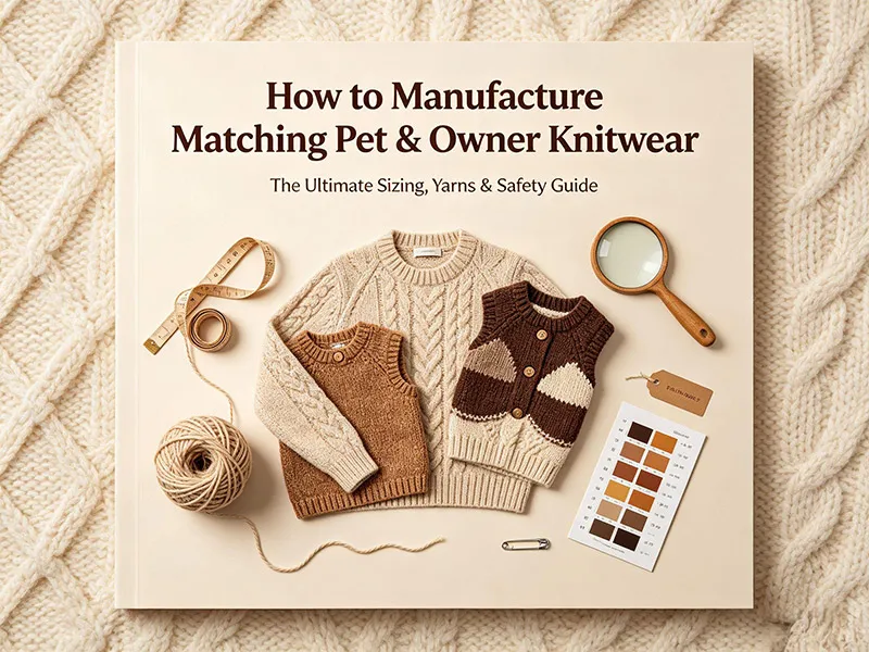 matching pet and owner knitwear manufacturing process