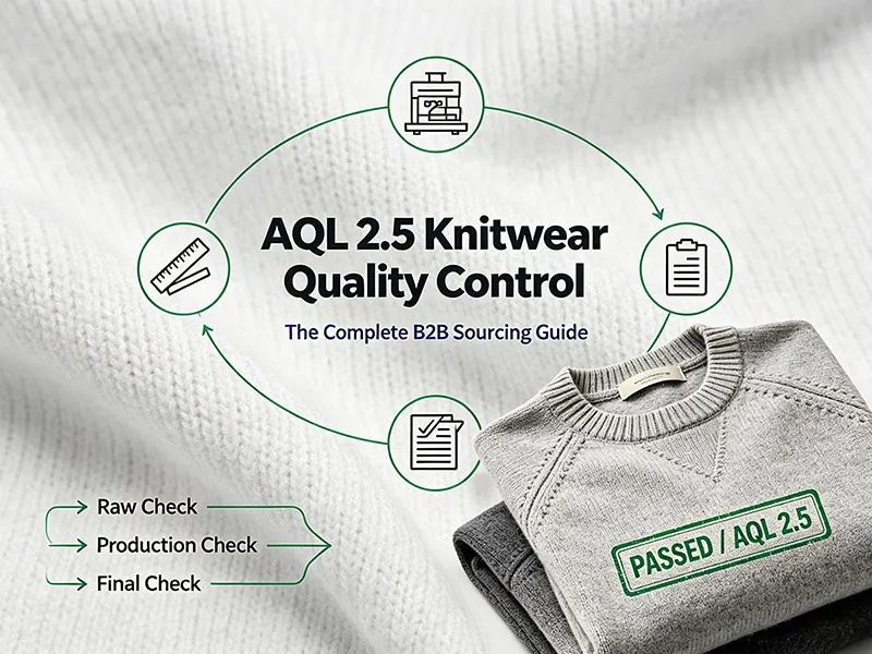 aql 2.5 knitwear quality control inspection for sweaters