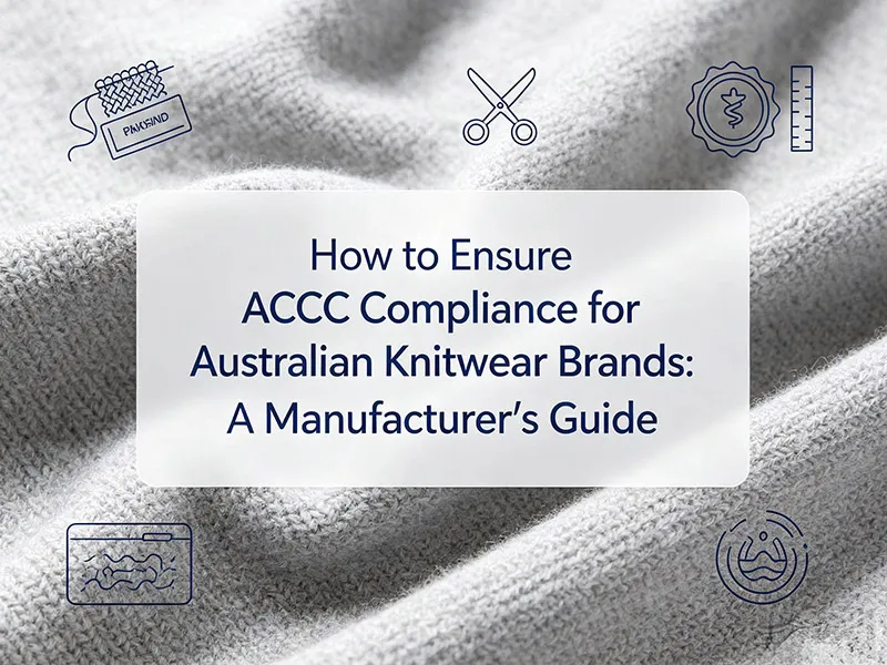 How to Ensure ACCC Compliance for Australian Knitwear Brands A Manufacturer's Guide
