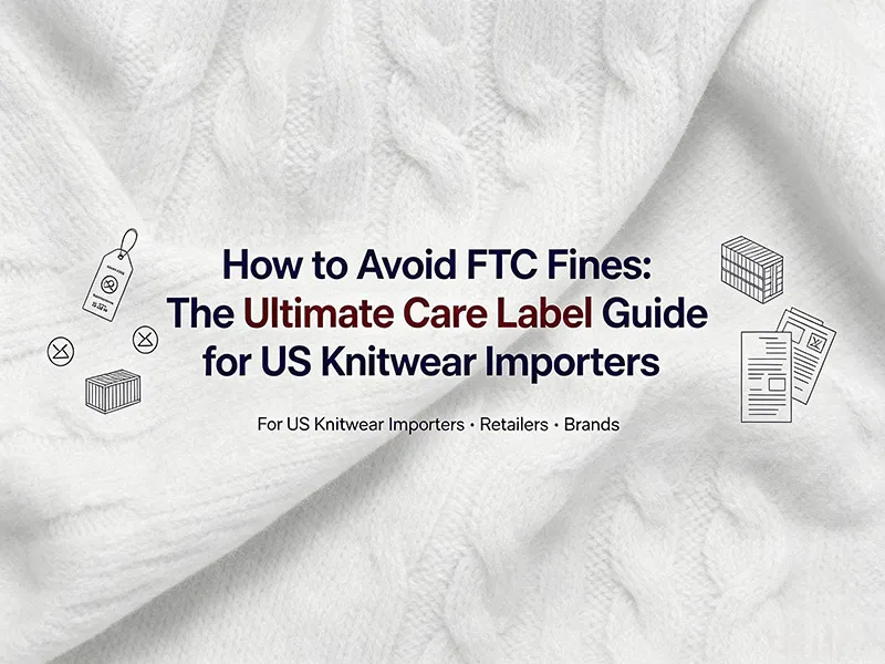 How to Avoid FTC Fines The Ultimate Care Label Guide for US Knitwear Importers