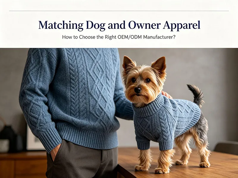 matching dog and owner sweater oem odm production