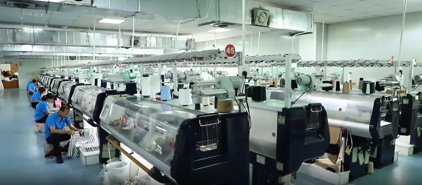 low MOQ sweater manufacturer production process in China knitwear factory