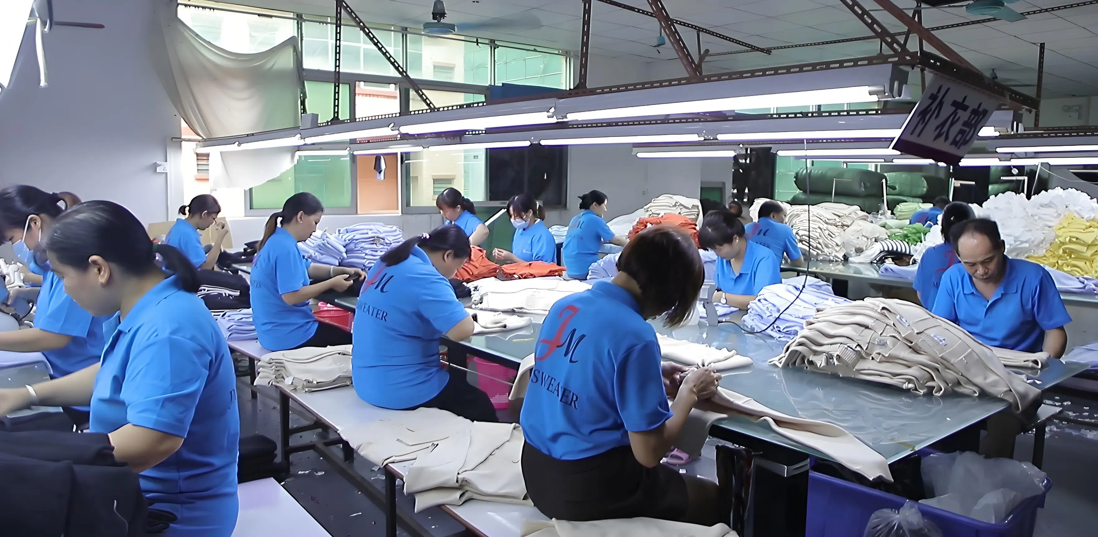 OEM sweater factory China quality control and knitwear inspection