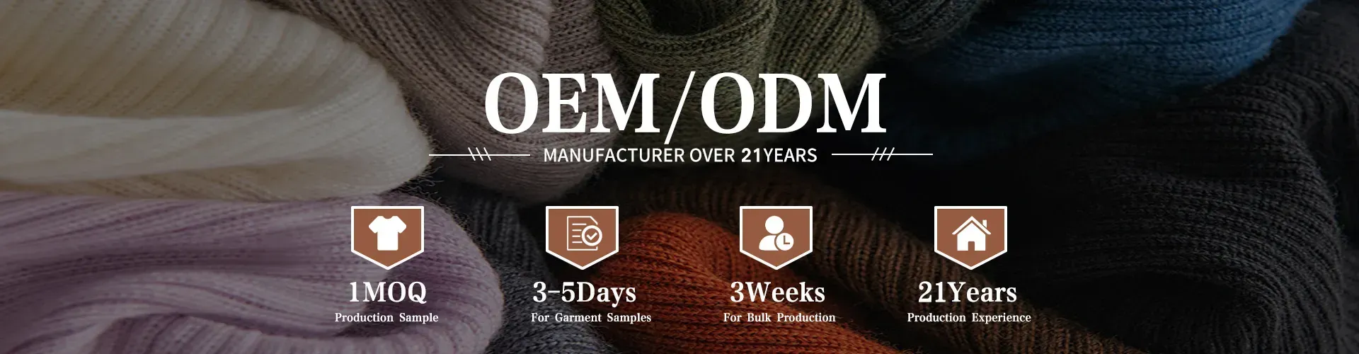 Craft & Materials from Leading Sweater Manufacturer