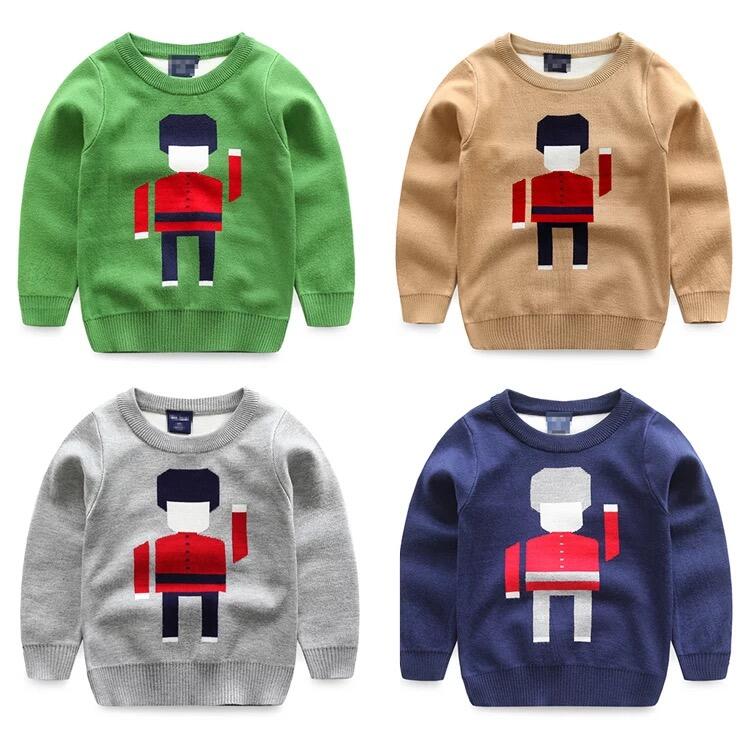 100 Cotton High Quality Kids Knitted Sweater 1