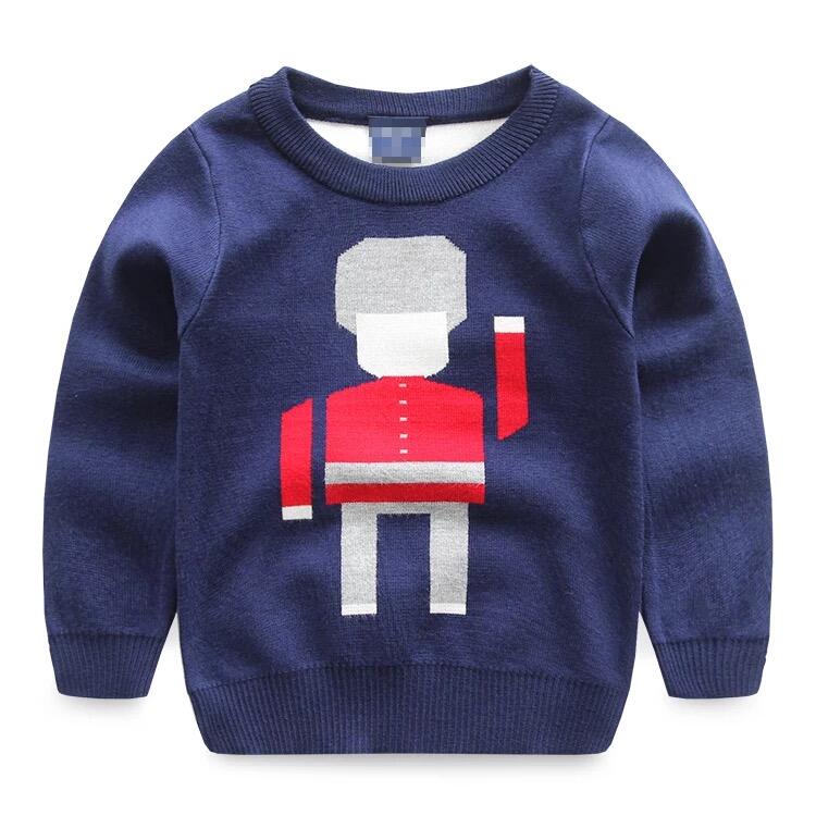 100 Cotton High Quality Kids Knitted Sweater 2