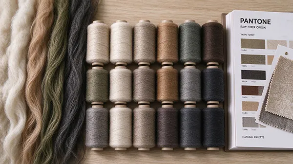 Mulesing-free RWS merino wool yarn cones for transparent knitwear supply chain
