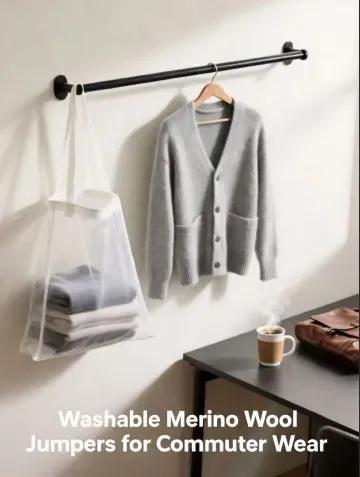 Washable Merino Wool Jumpers for Commuter Wear