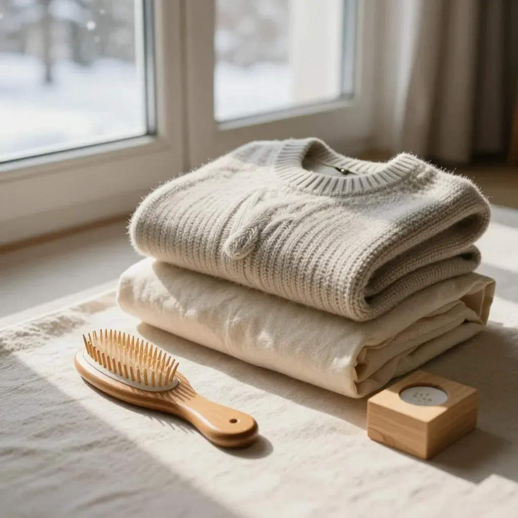 Neatly Folded Premium Cashmere Knitwear for Wholesale